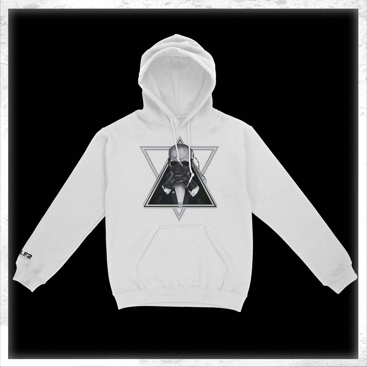 Busta Rhymes ELE2 Skull - White Hoodie