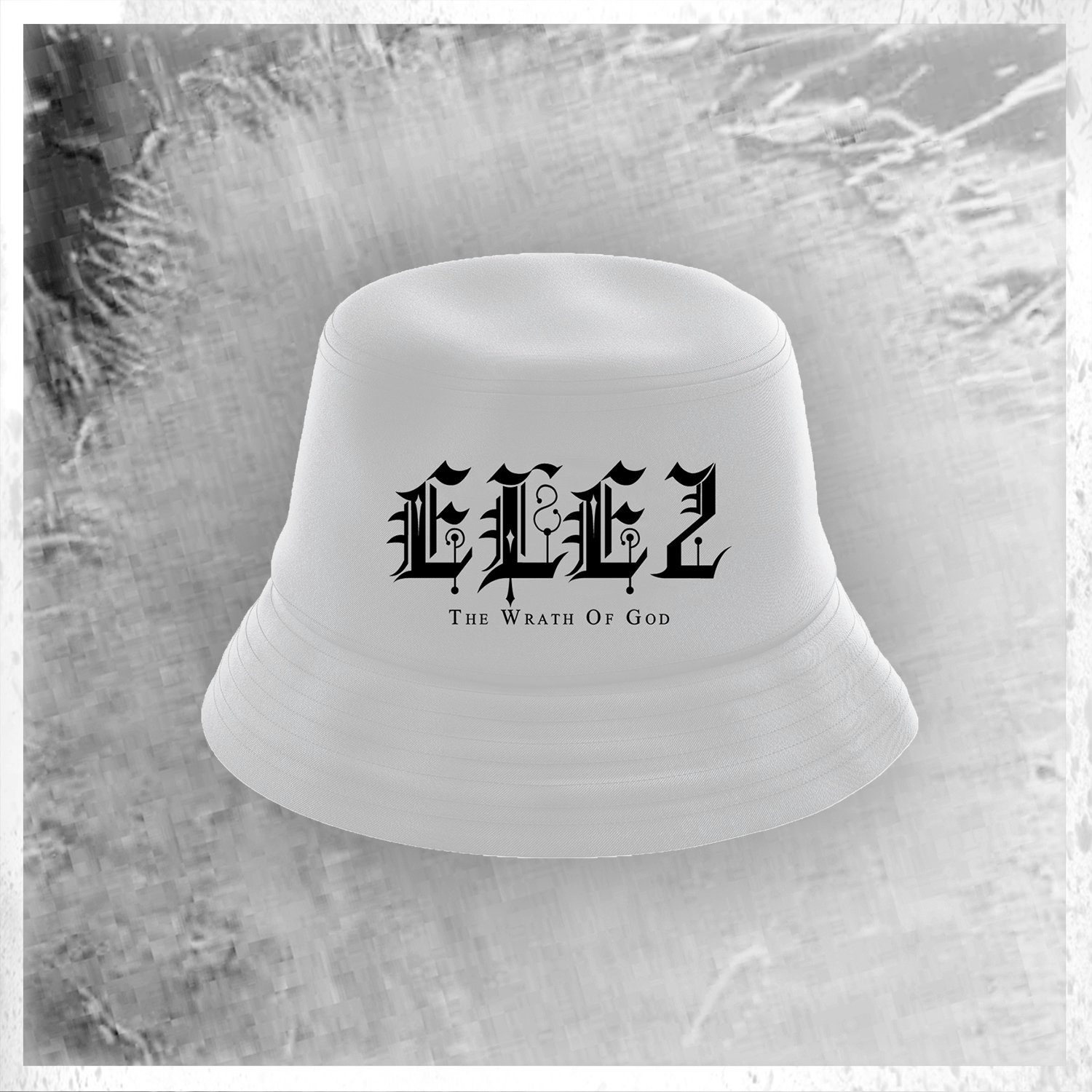 Busta Rhymes ELE2 Old English - White Bucket Hat