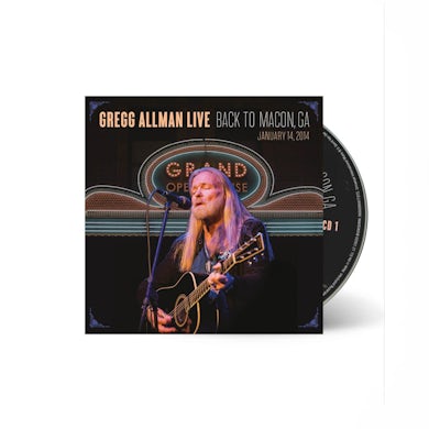 Gregg Allman  LIVE: Back To Macon, GA CD