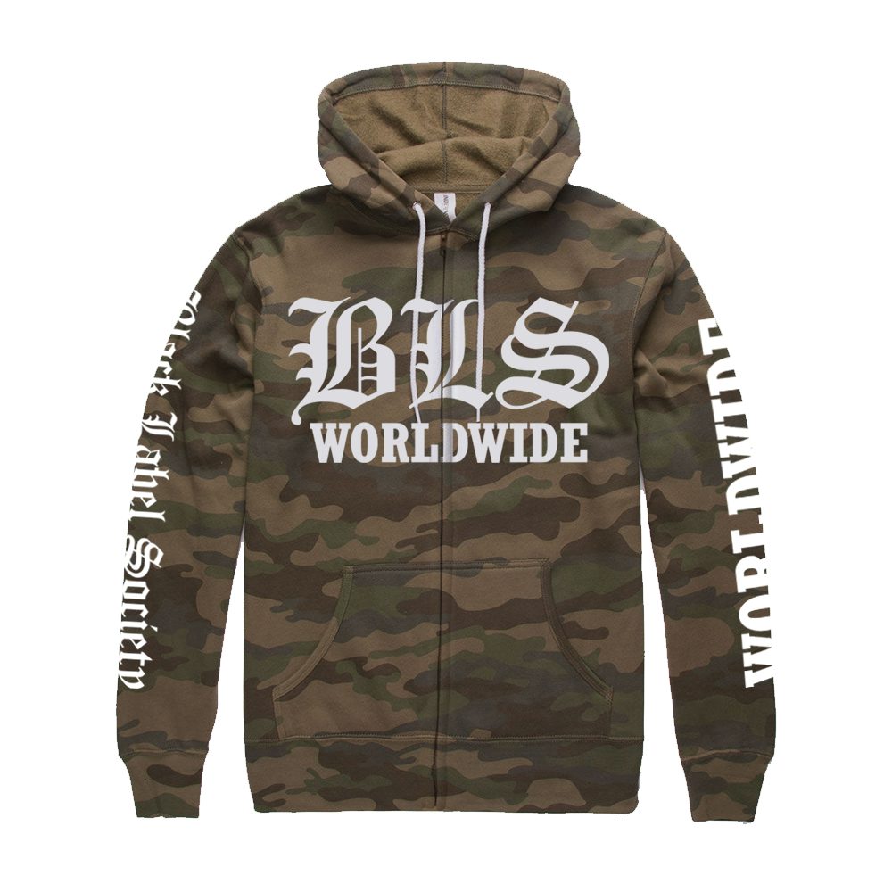 black label society zip up hoodie