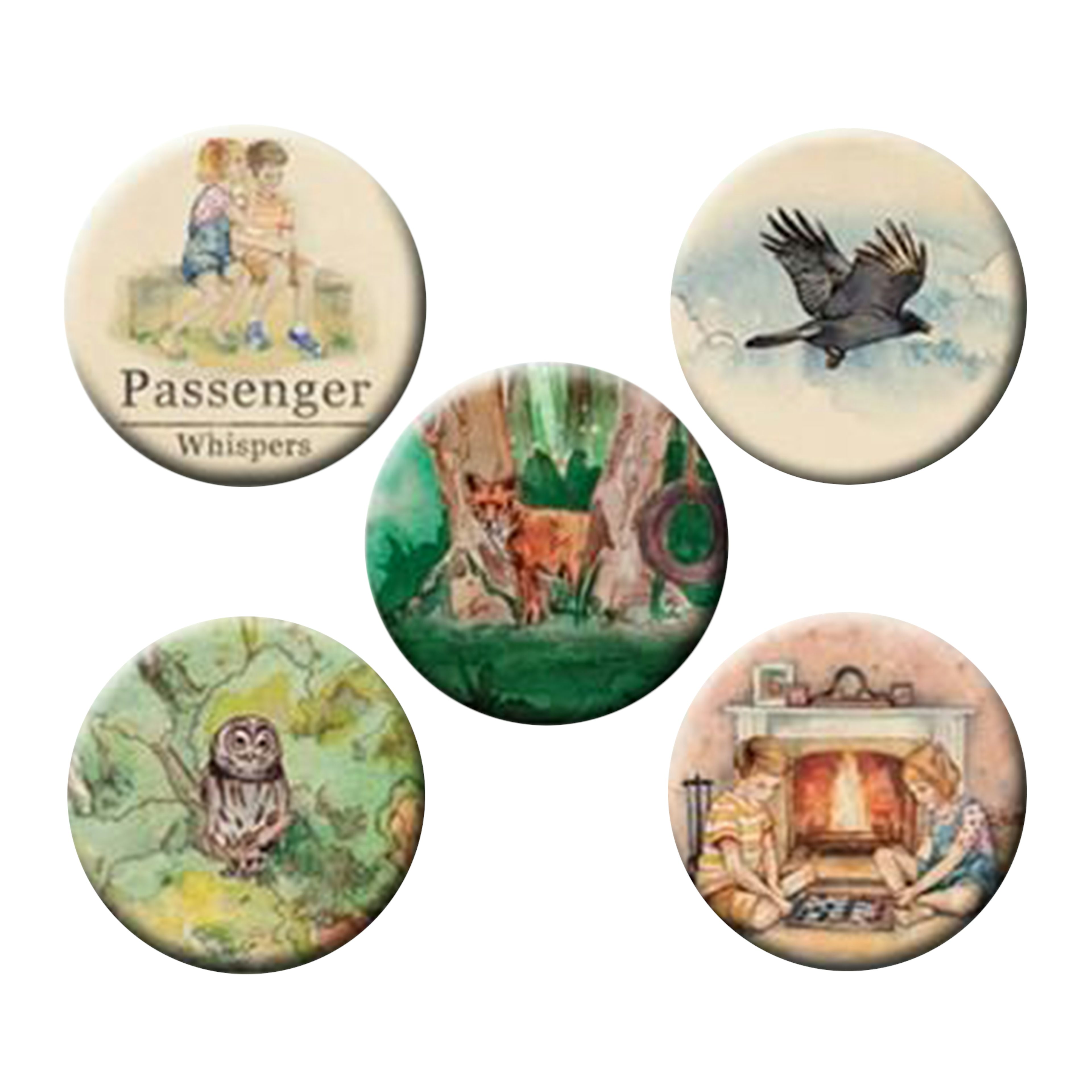 Passenger Whispers Badge Pack