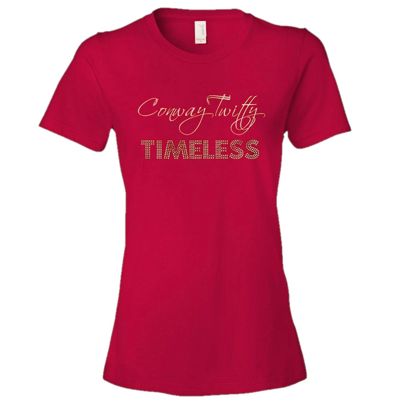 Conway Twitty Ladies Red Timeless Tee