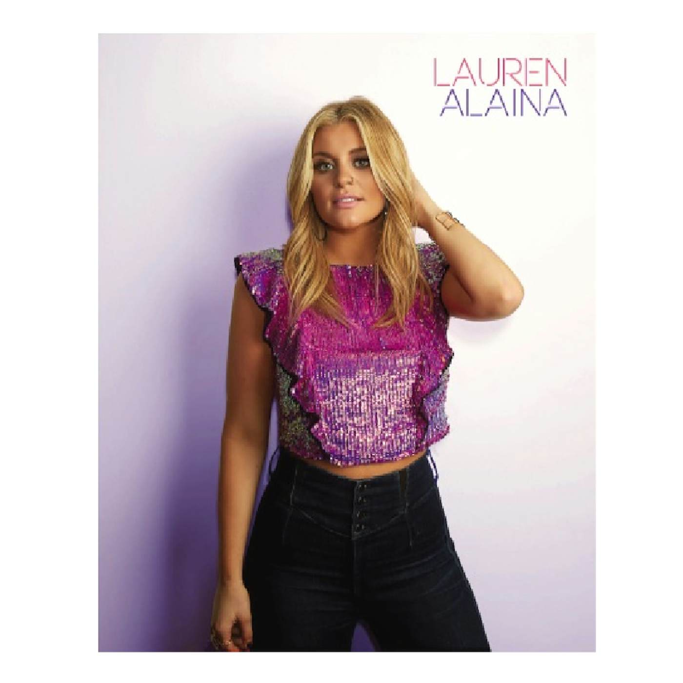 Lauren Alaina 8x10- Purple Shirt