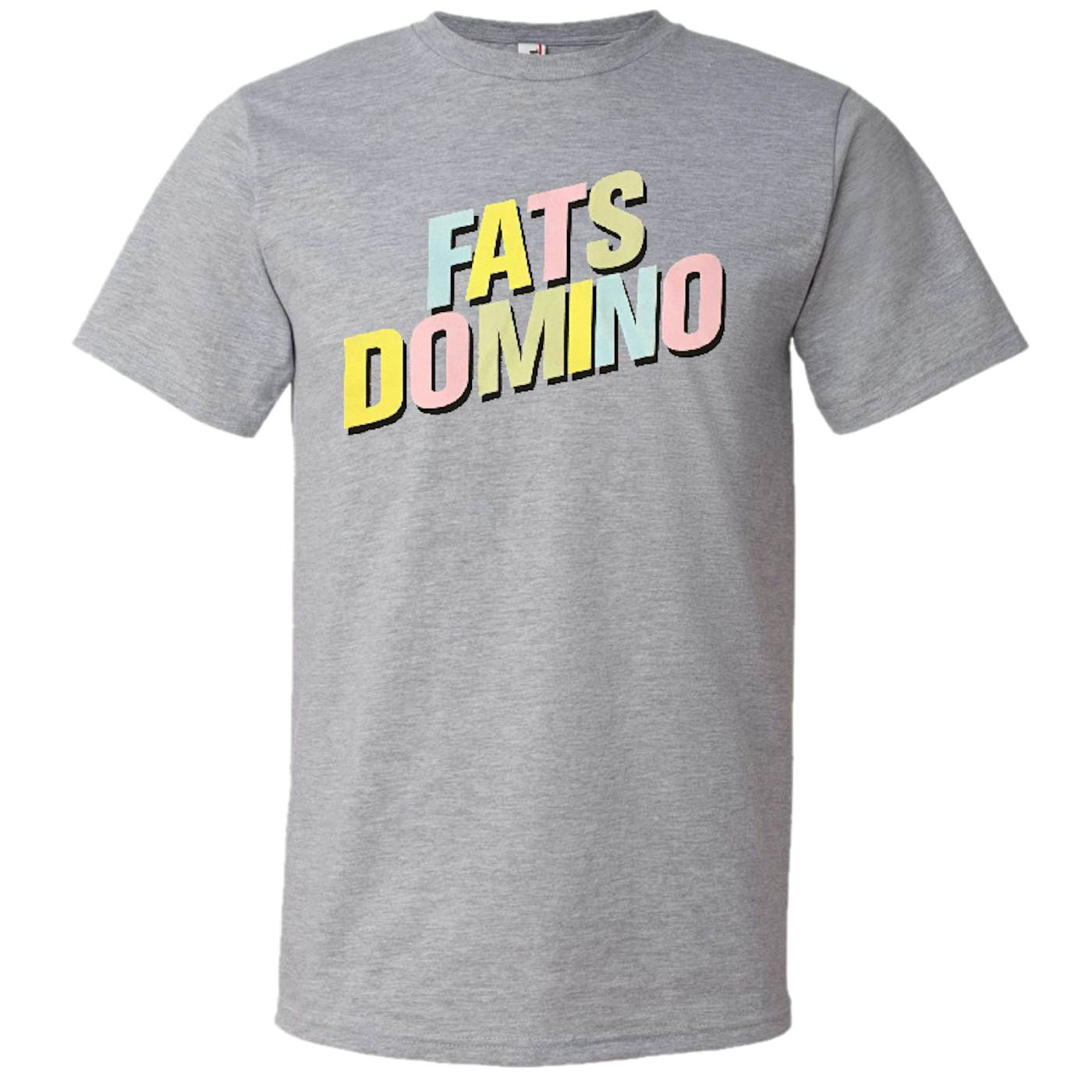 Fats Domino Heather Grey Logo Tee