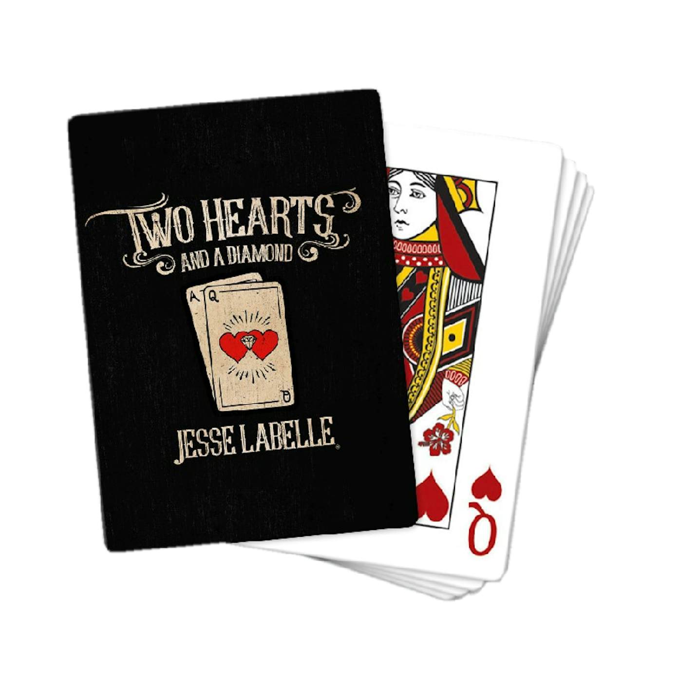 Jesse Labelle Two Hearts and a Diamond Playing Cards