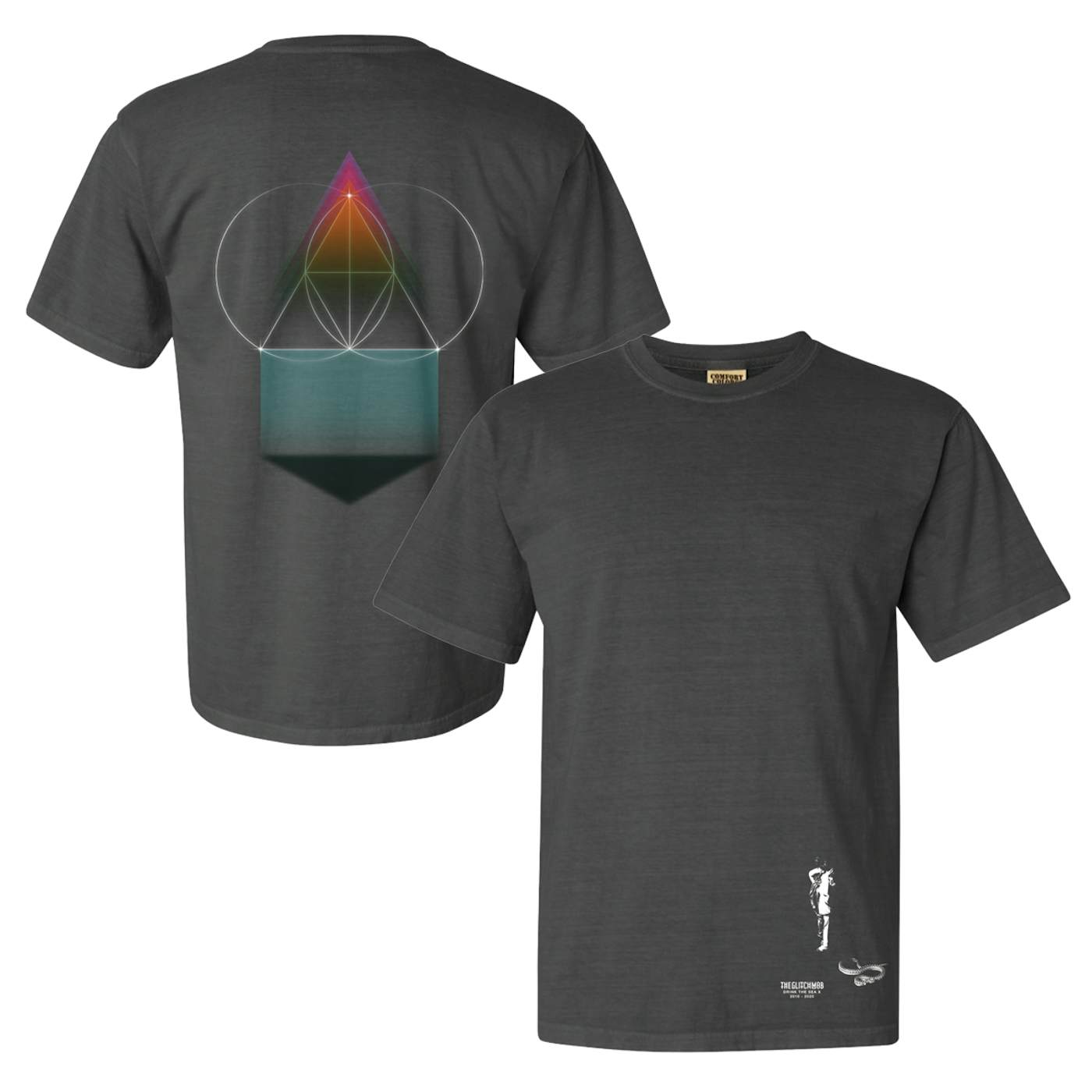 The Glitch Mob DRINK THE SEA ABSTRACT T-SHIRT