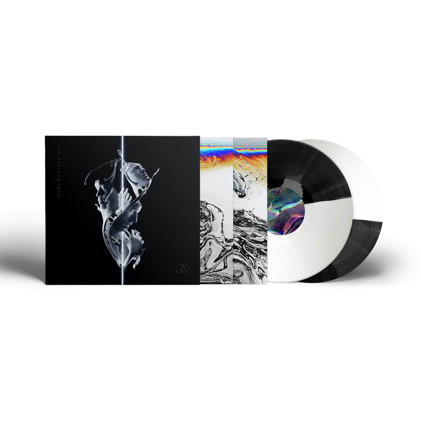 The Glitch Mob SEE WITHOUT EYES HALF BLACK HALF WHITE 2LP SET (Vinyl)