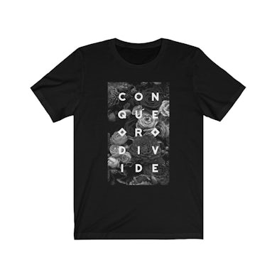 Conquer Divide Conquer Floral Tee