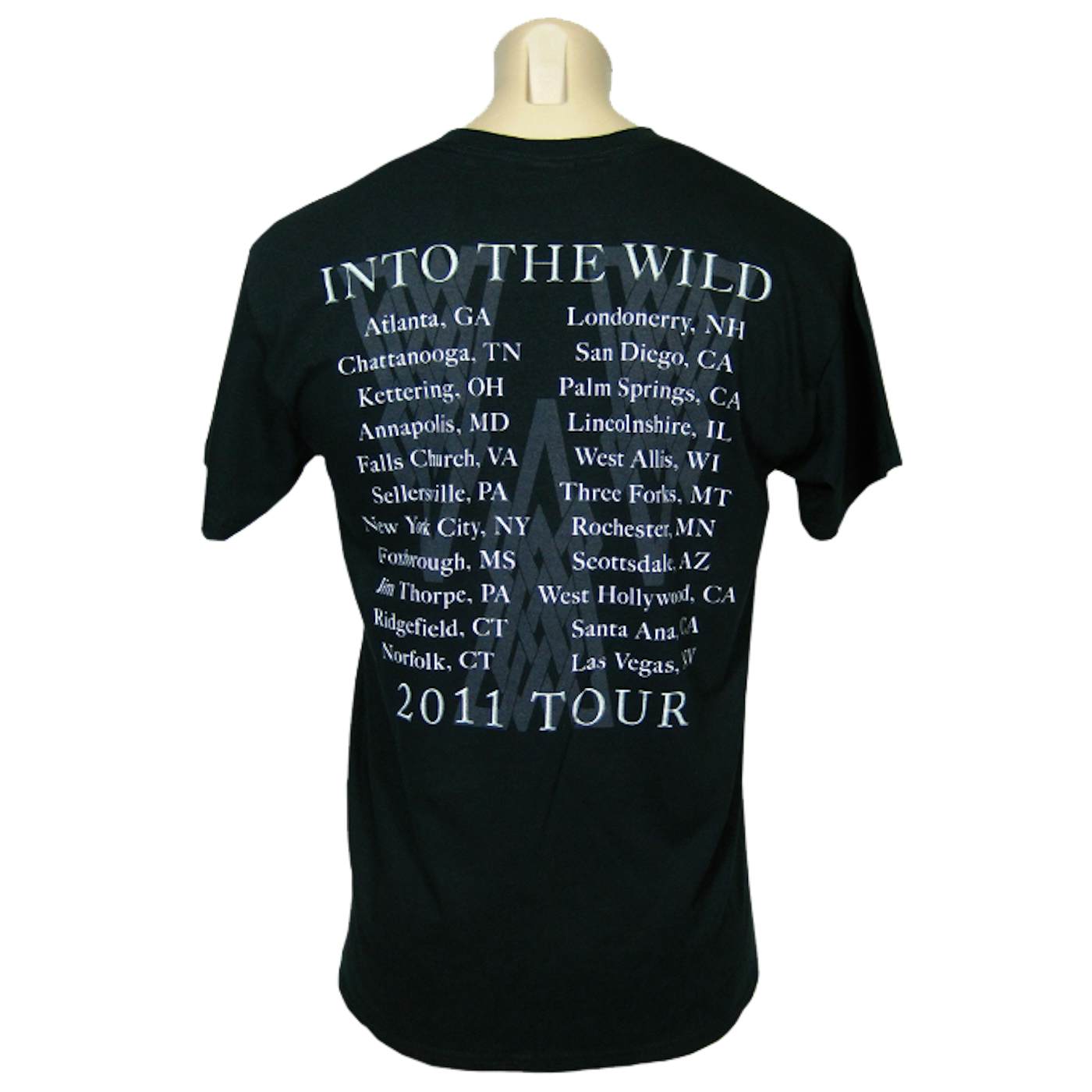 Uriah Heep "2011 Into the Wild Tour/Itinerary" T-Shirt
