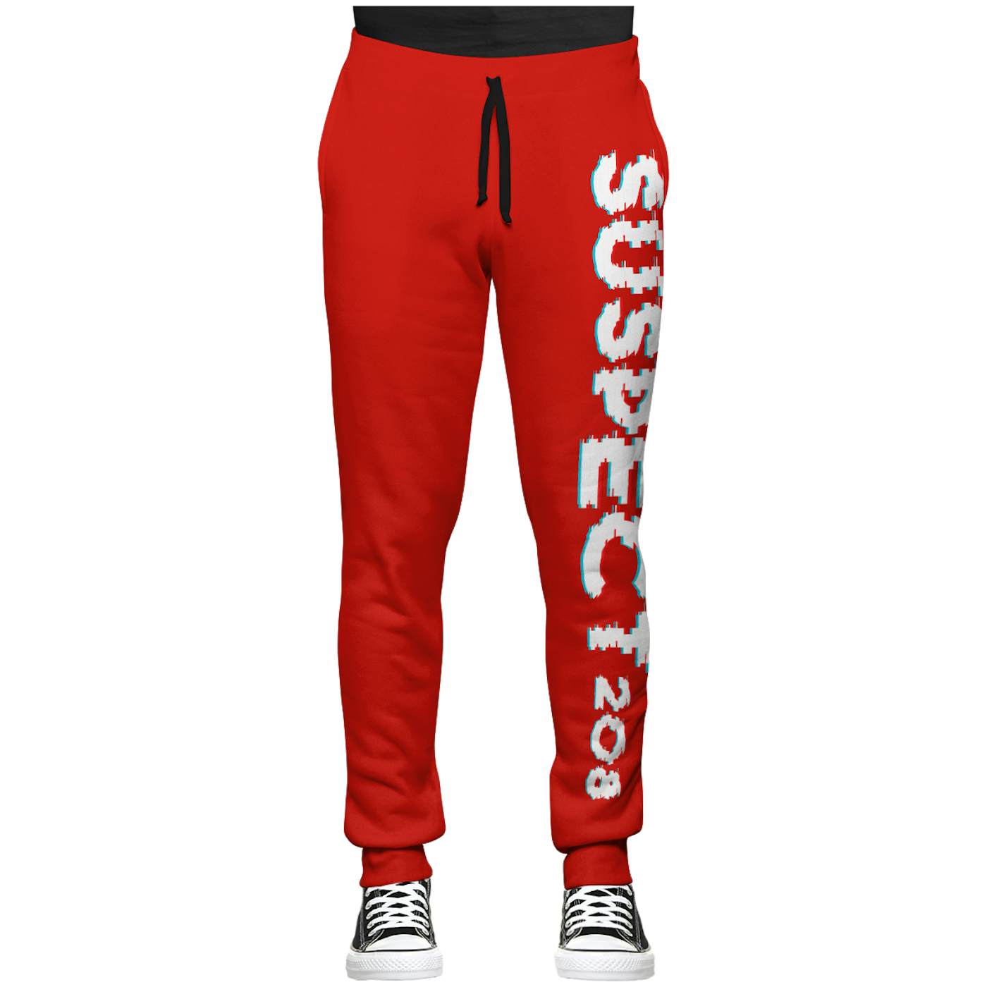 Suspect208 Suspect 208 "Logo" All Over Print Red Joggers