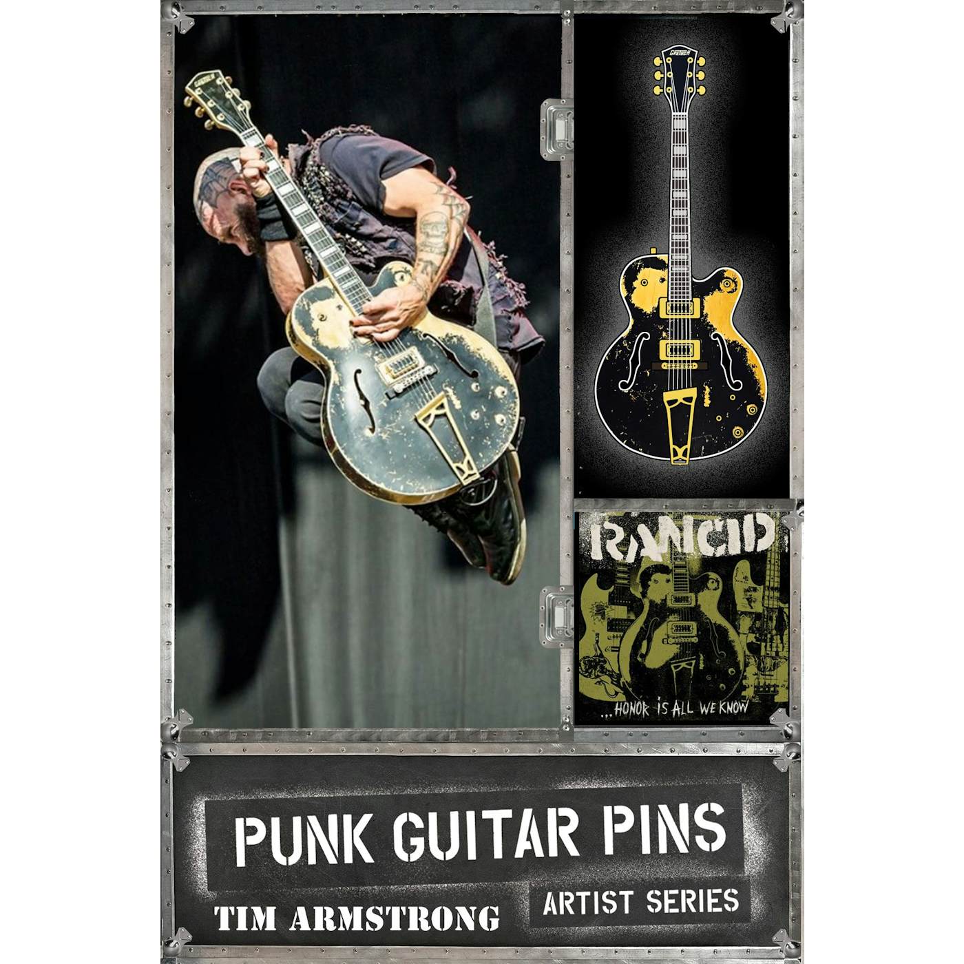 Tim Armstrong "Gretsch" Punk Guitar Pin Series #3