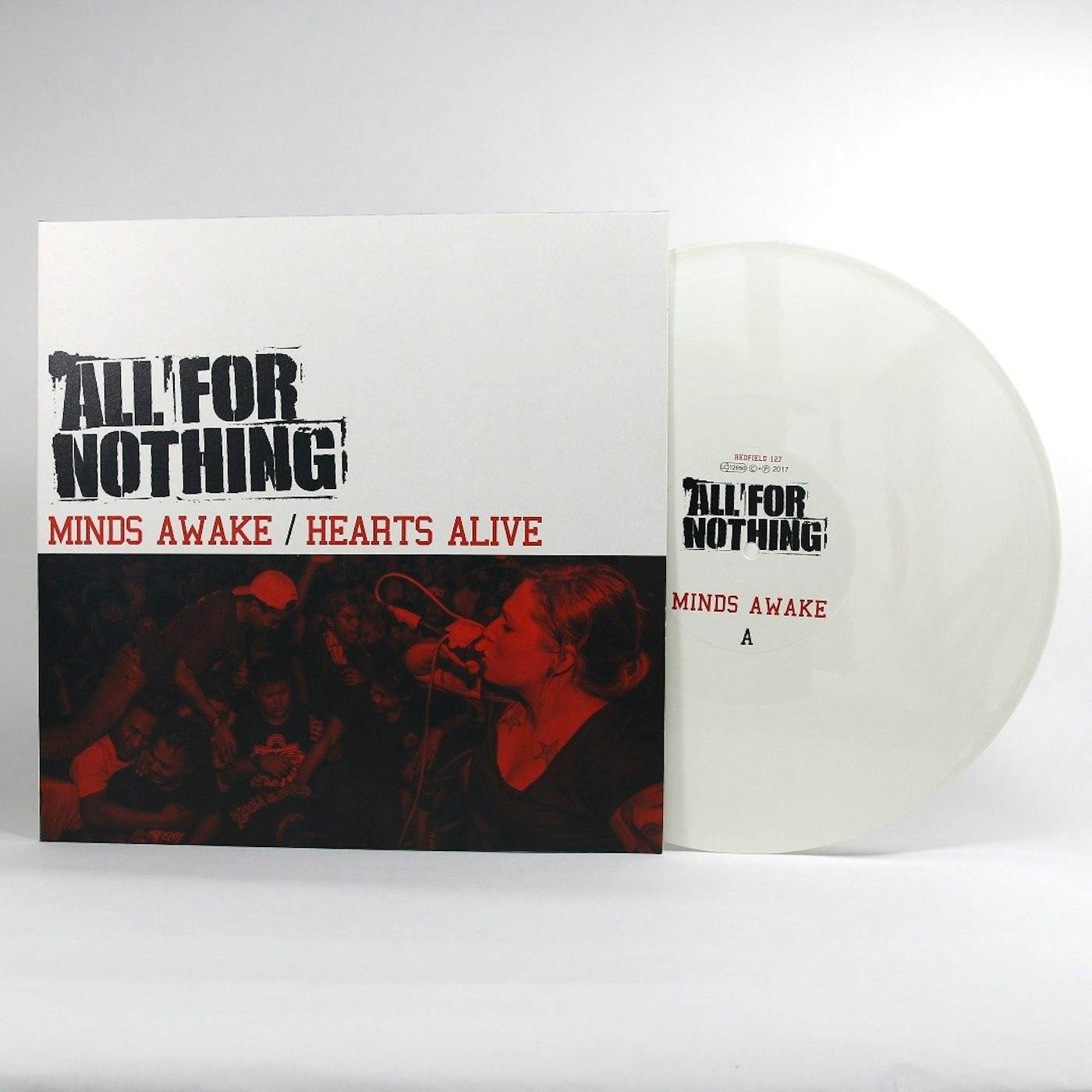 All For Nothing - Minds Awake / Hearts Alive - White Vinyl LP (2017)