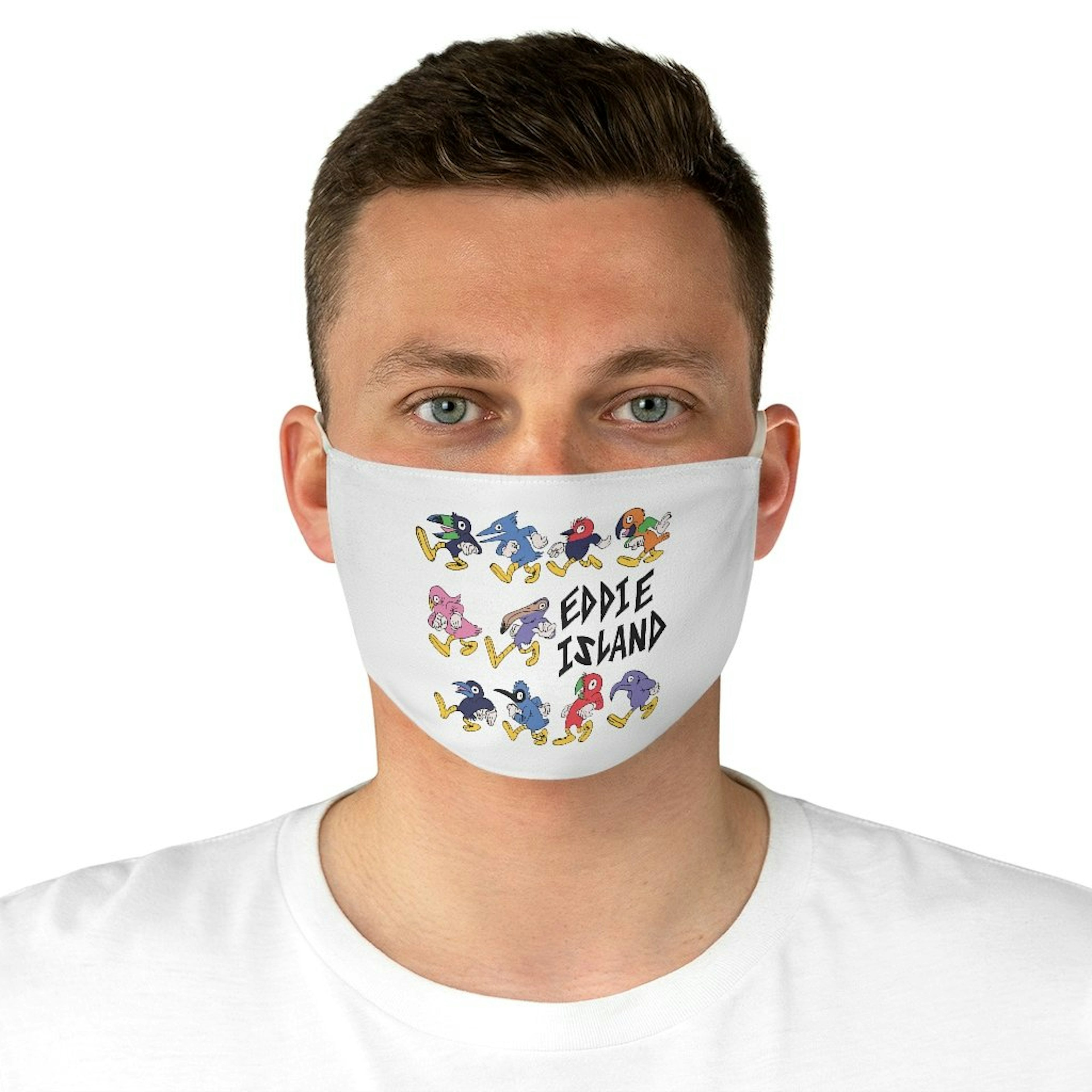 Eddie Island Face Mask Birds