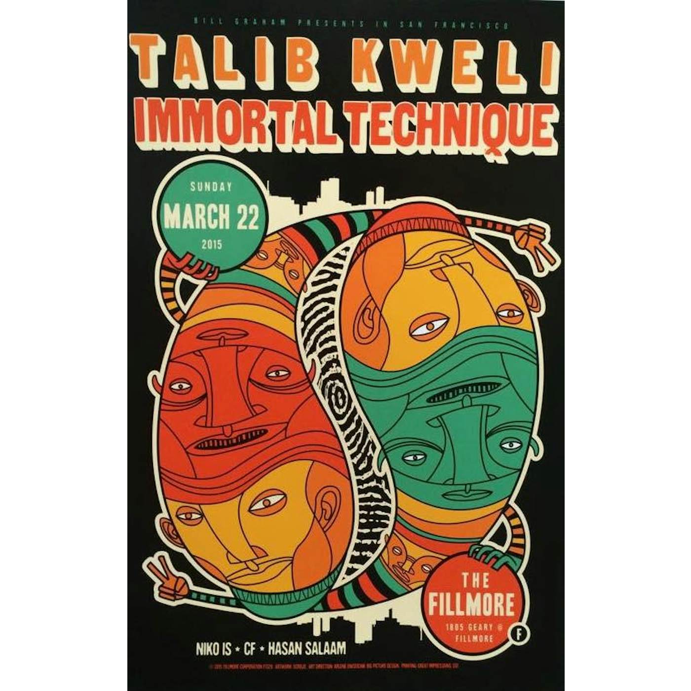 Talib Kweli People's Champions Tour Poster