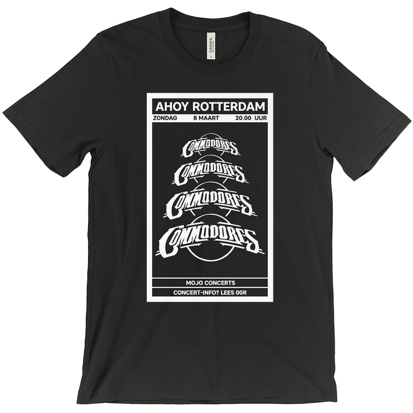 Commodores March 1992 Ahoy Rotterdam Vintage T-Shirt