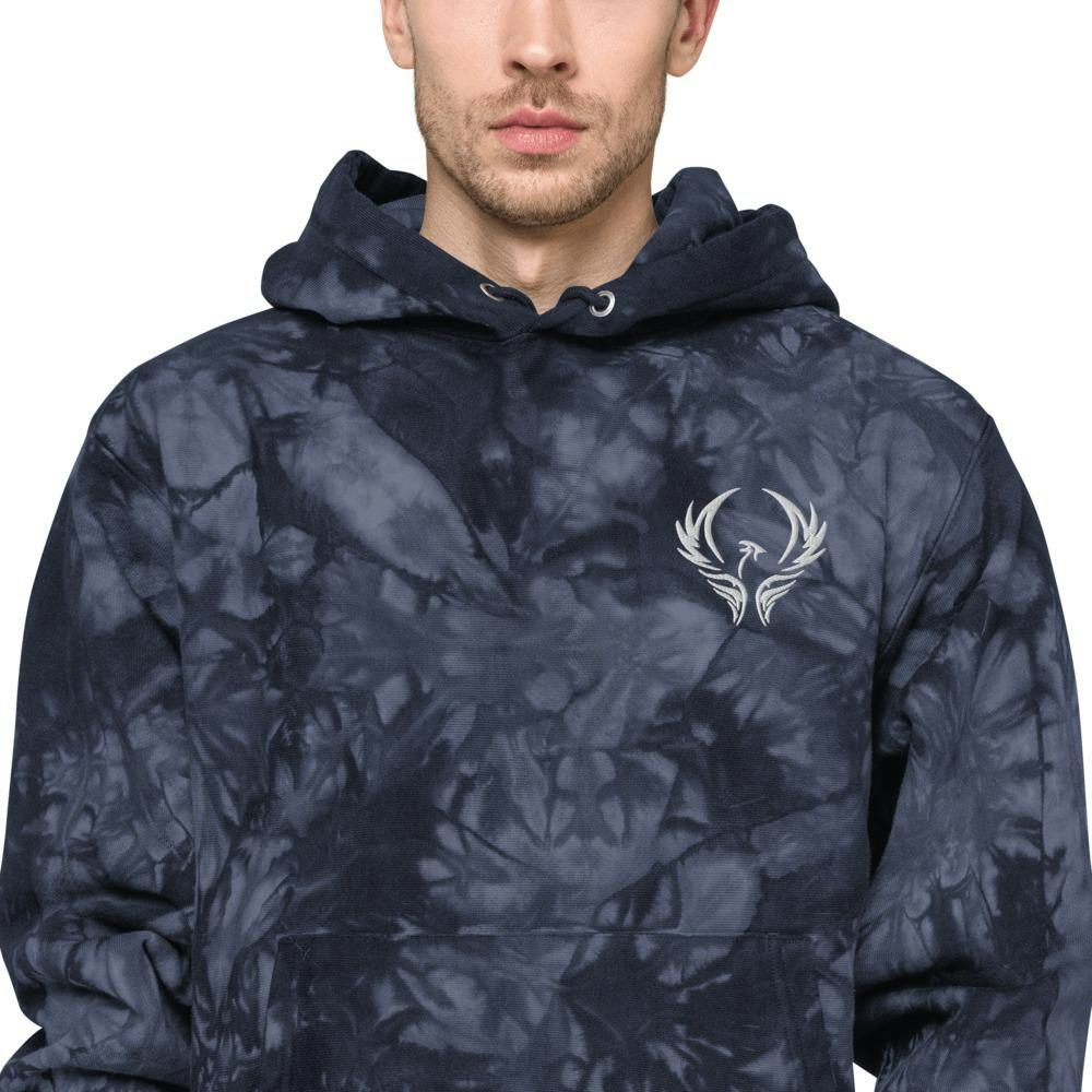 Million Hope by Chris TDL Luxury Unisex Champion tie-dye hoodie