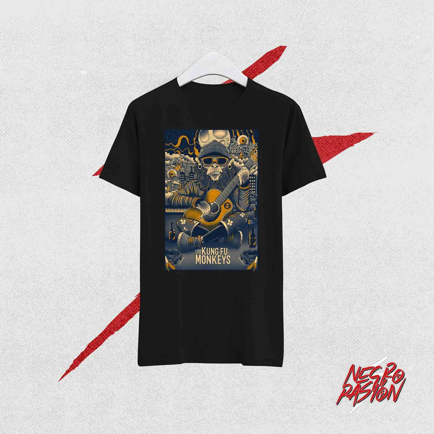 Camiseta - Los Kung Fu Monkeys