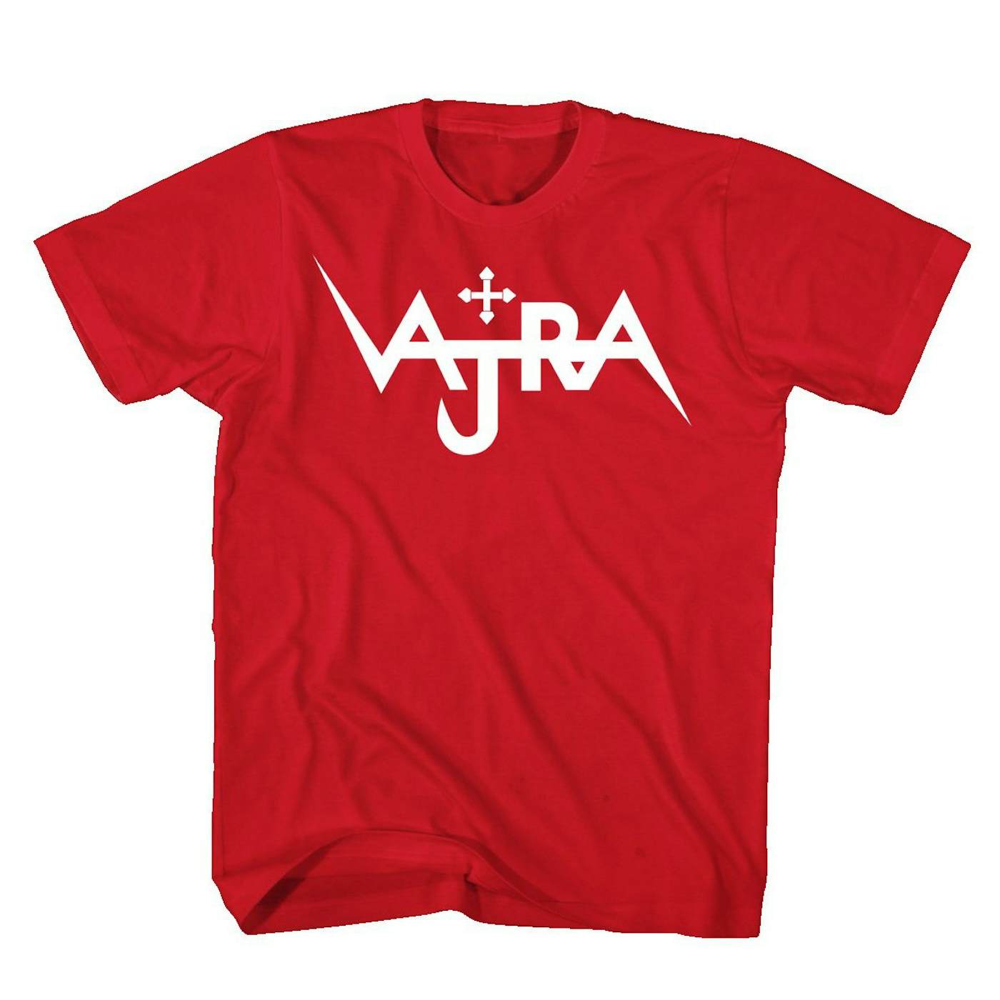 Classic White Vajra Logo on Red Unisex T-Shirt