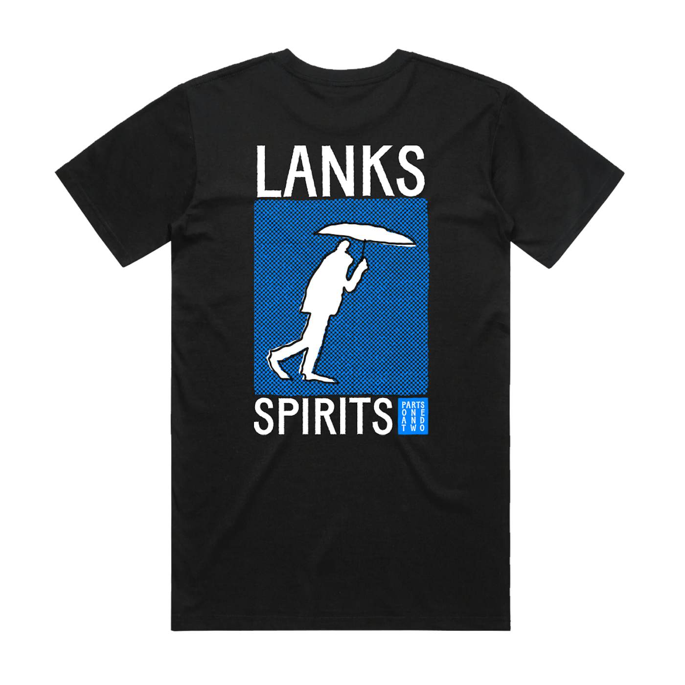 LANKS SPIRITS PT. 1 + 2 — BLACK TEE