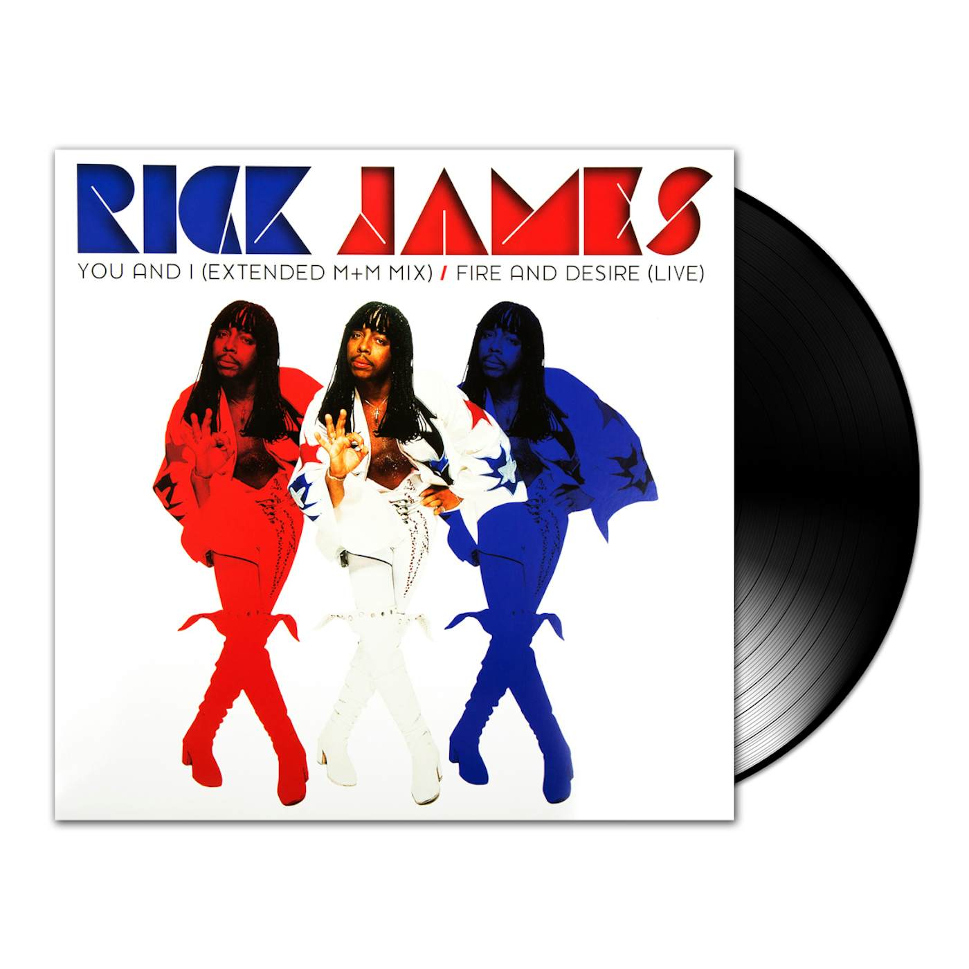 Rick James 12" Vinyl (Side 1 - Fire and Desire, side 2 You and I)