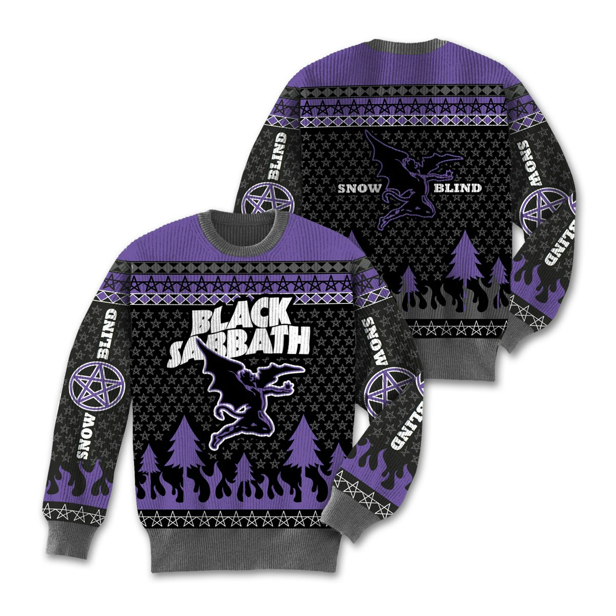メール便可 2セットまで 【Acetate Stadium Jumper】Black Sabbath