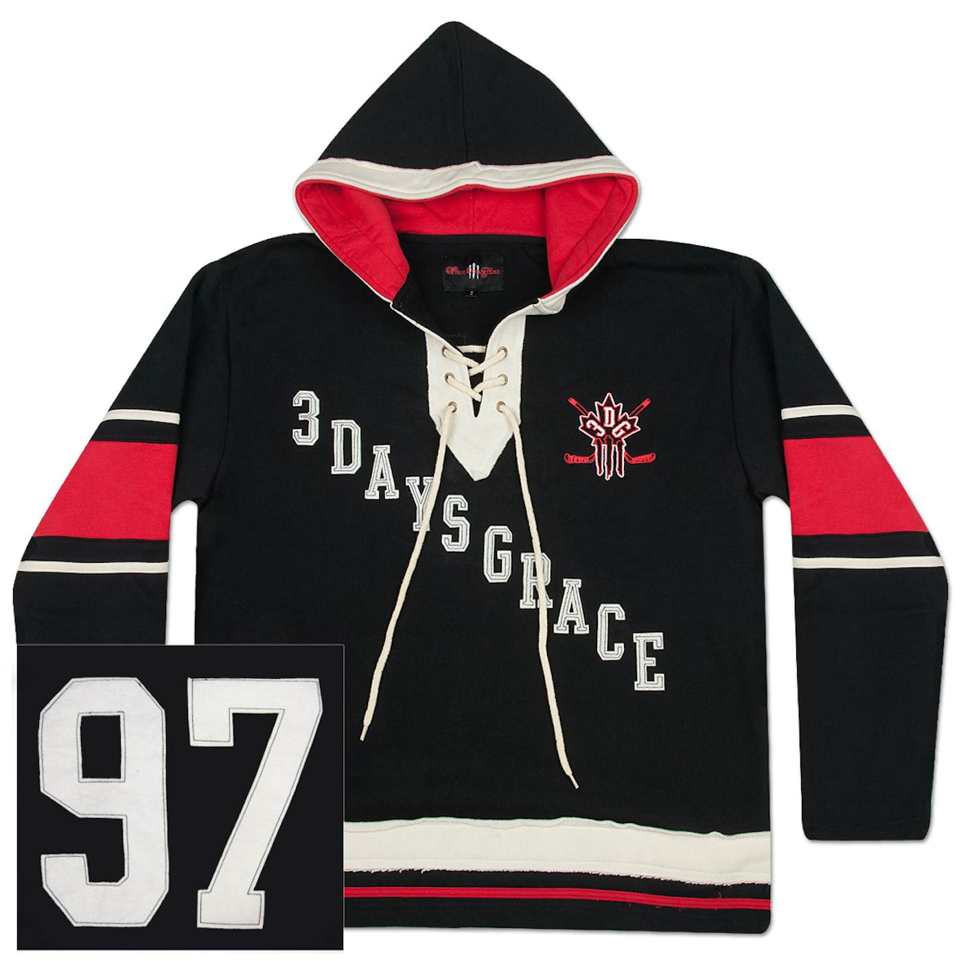 Three Days Grace Hockey Hoodie