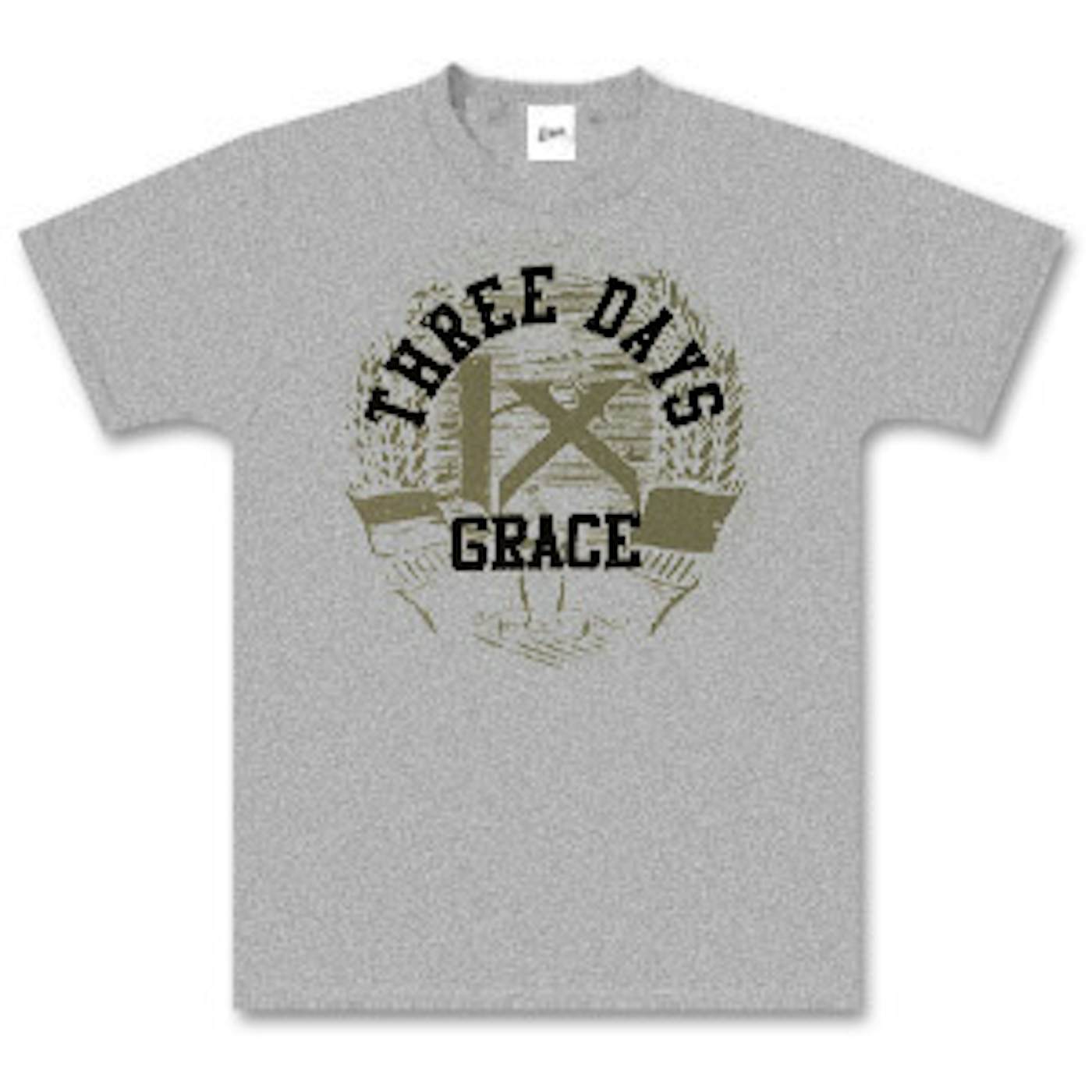 Three Days Grace Ash Grey Boxer T-Shirt