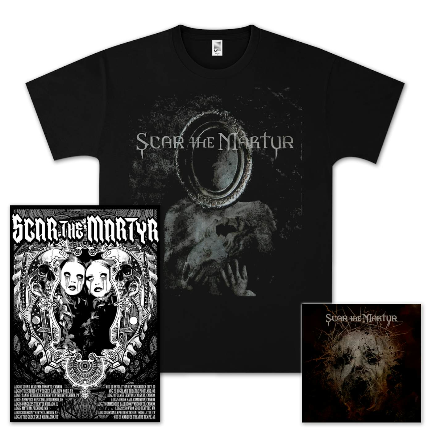 Scar The Martyr CD/T-Shirt/Poster Bundle