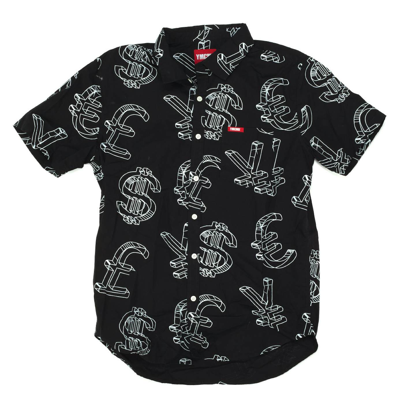 YMCMB Currency Woven Button Up