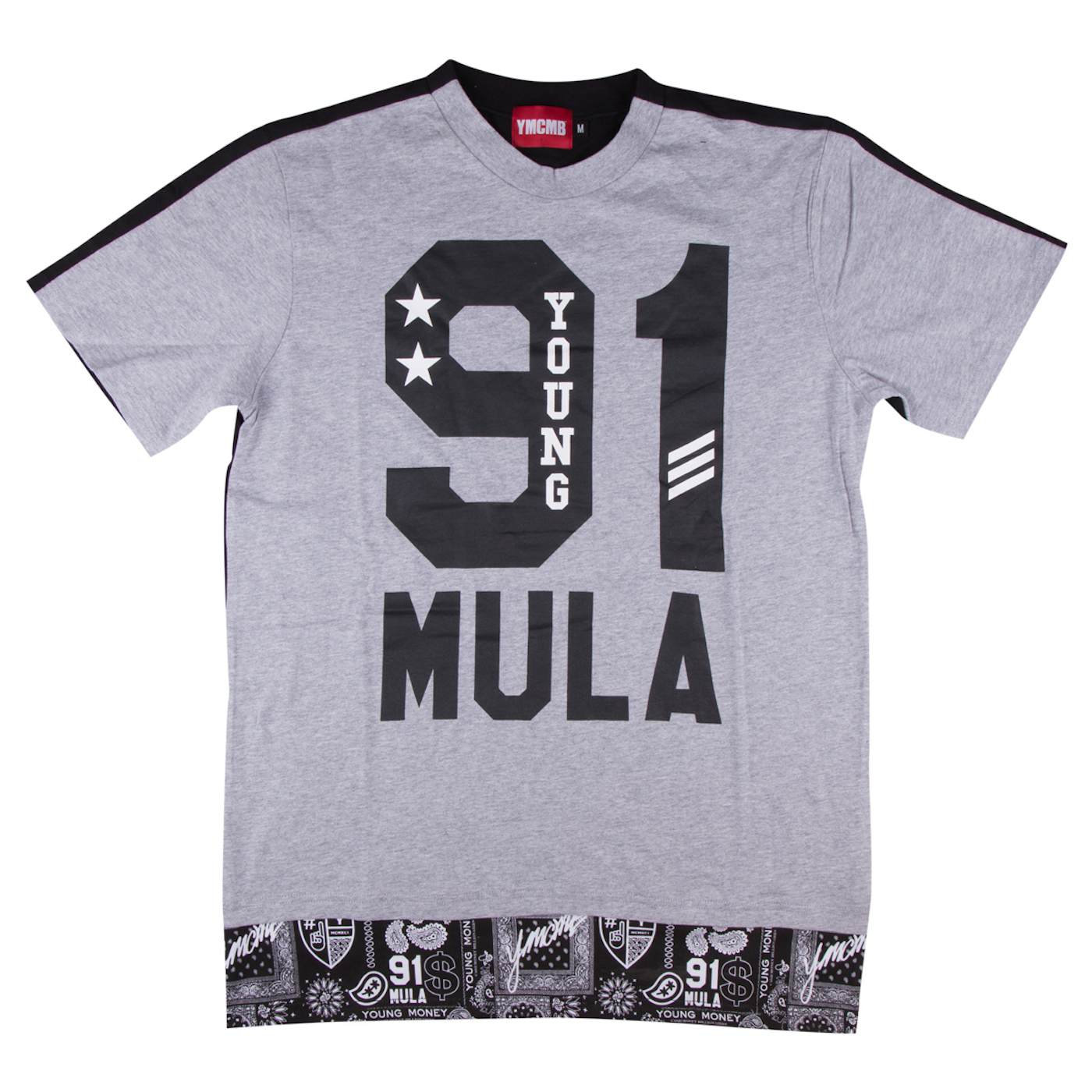 YMCMB Double Cross Cut & Sew T-Shirt