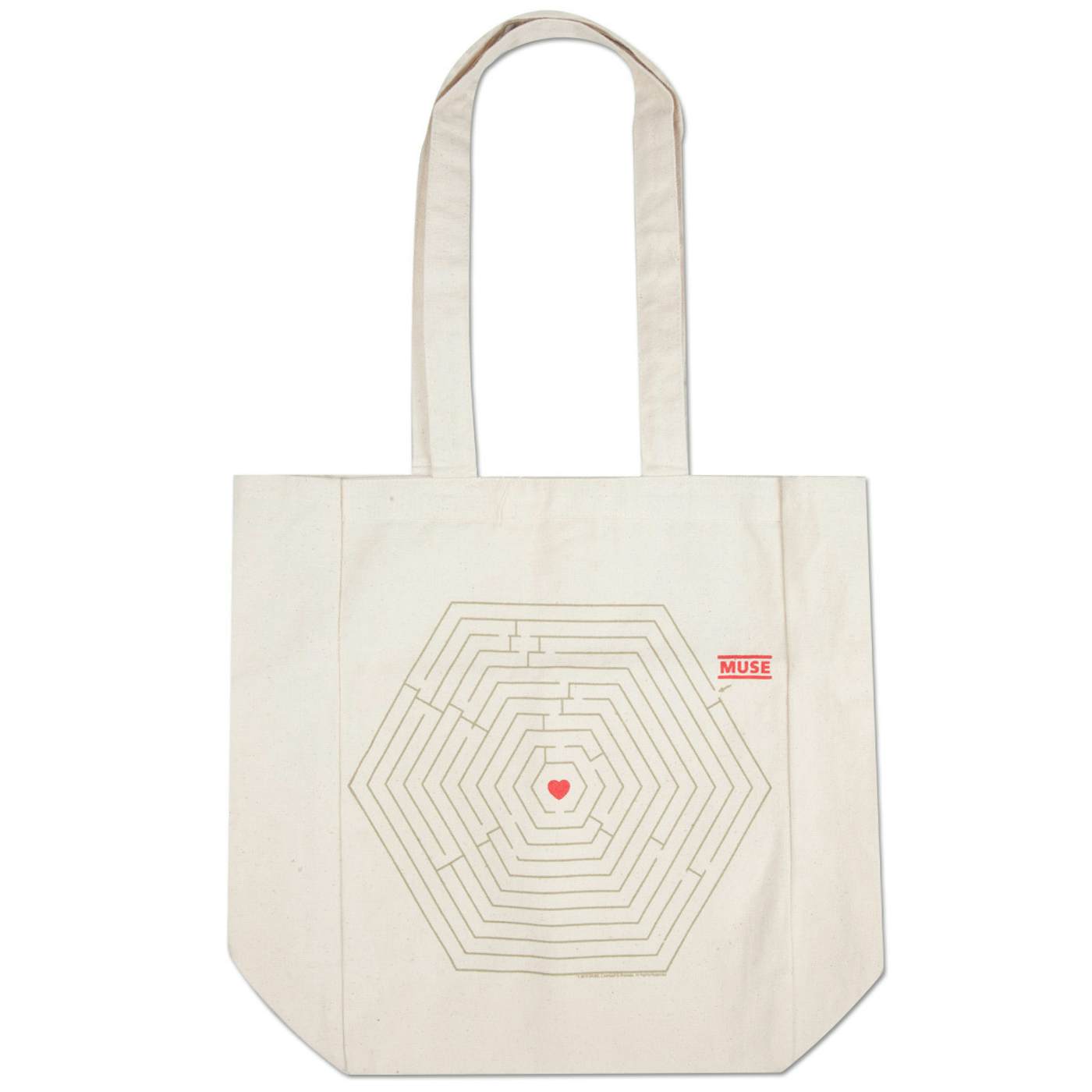 Muse Hex Heart Maze Totebag