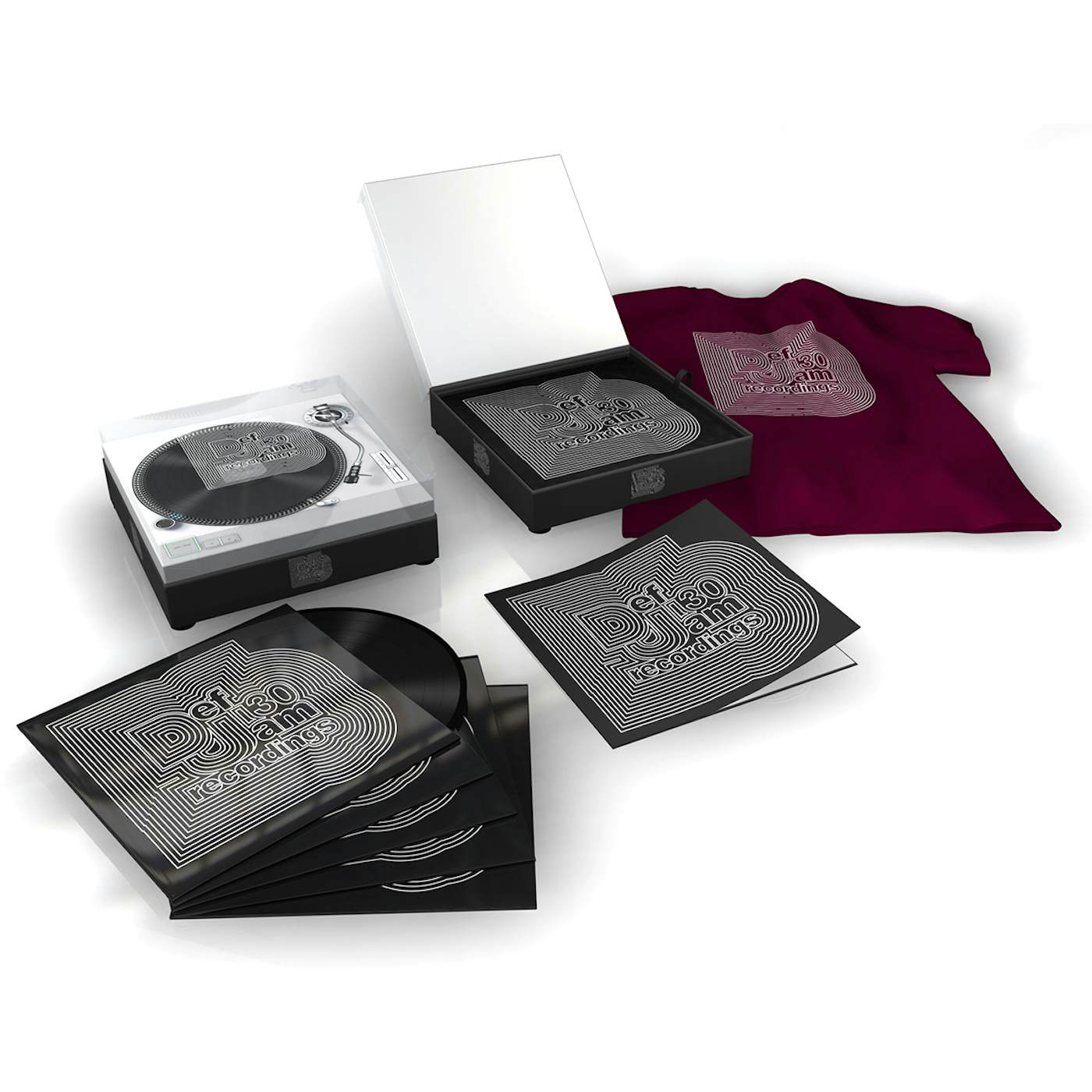 Def Jam  0 LP Box Set with Burgundy T-Shirt (Vinyl)