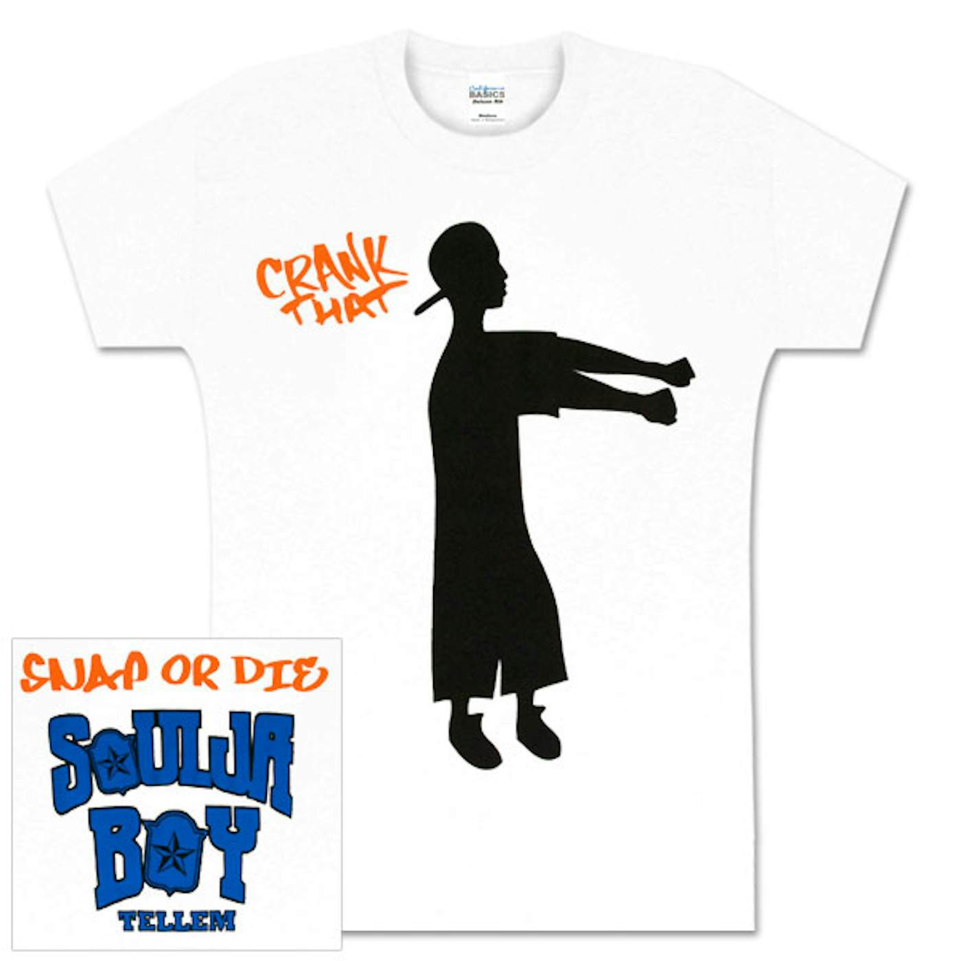 Soulja Boy Tell 'Em Snap or Die White Babydoll Shirt