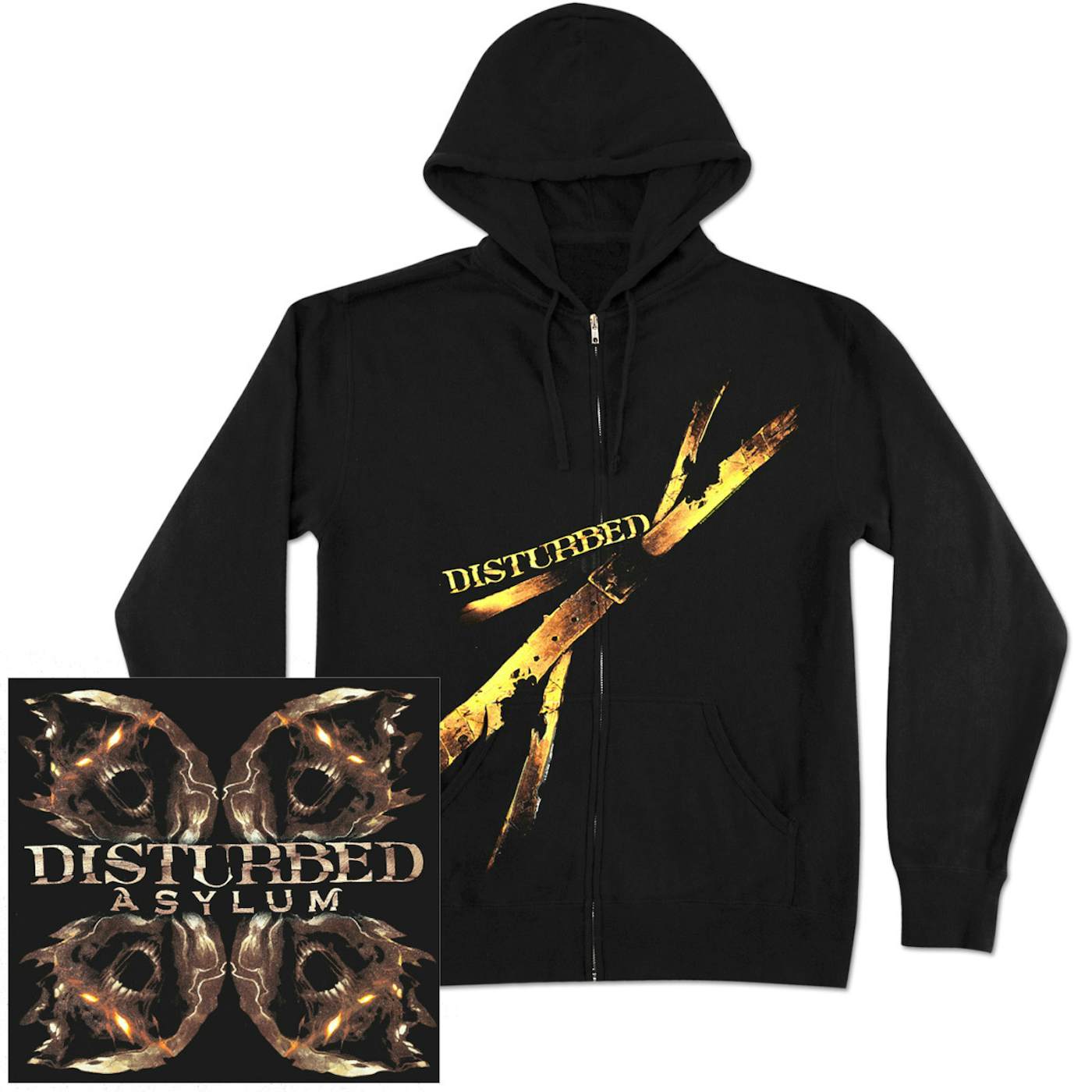 Disturbed Strapped Hoodie