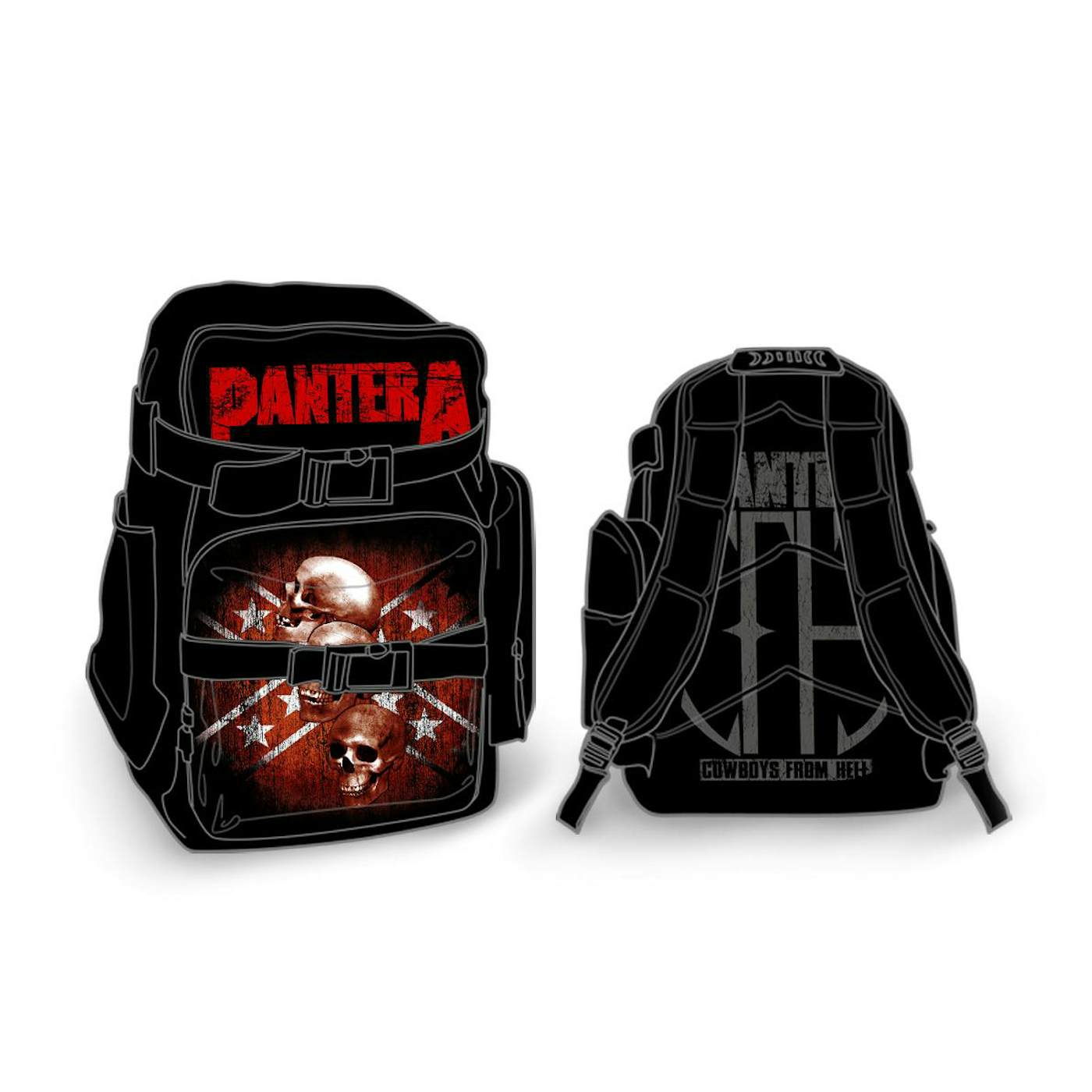 Pantera Skulls Backpack