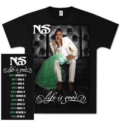 Nas Life is Good Album Cover T-Shirt