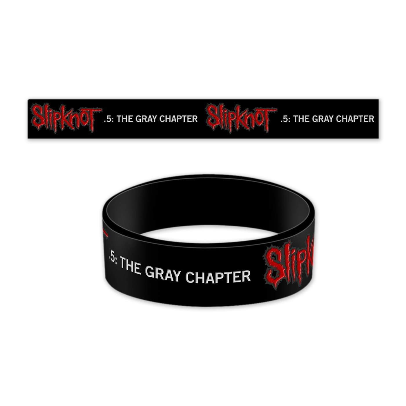 Slipknot The Gray Chapter Rubber Bracelet