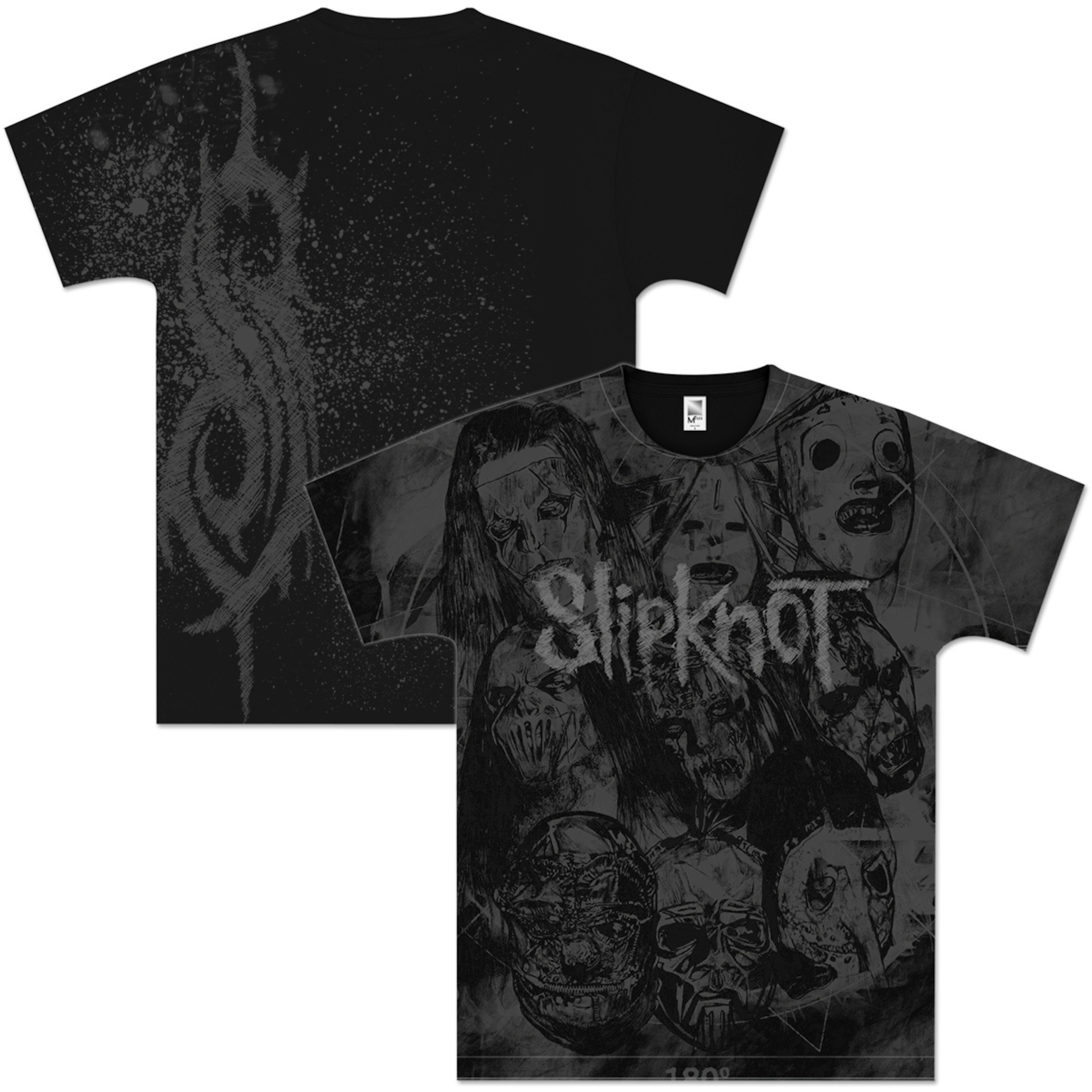 Slipknot Stacked Masks Allover TShirt