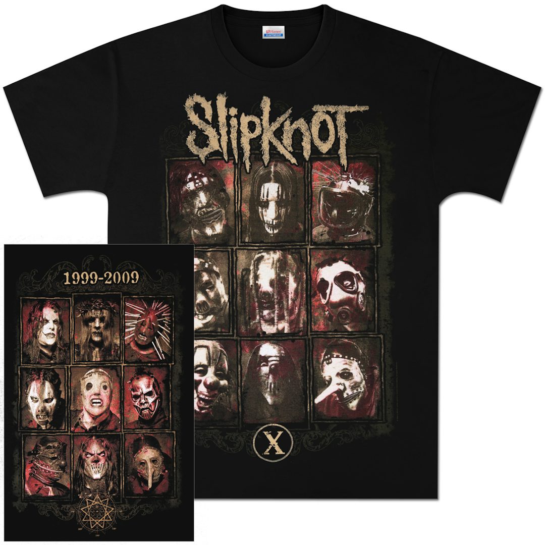 Slipknot Old and New Masks T-Shirt