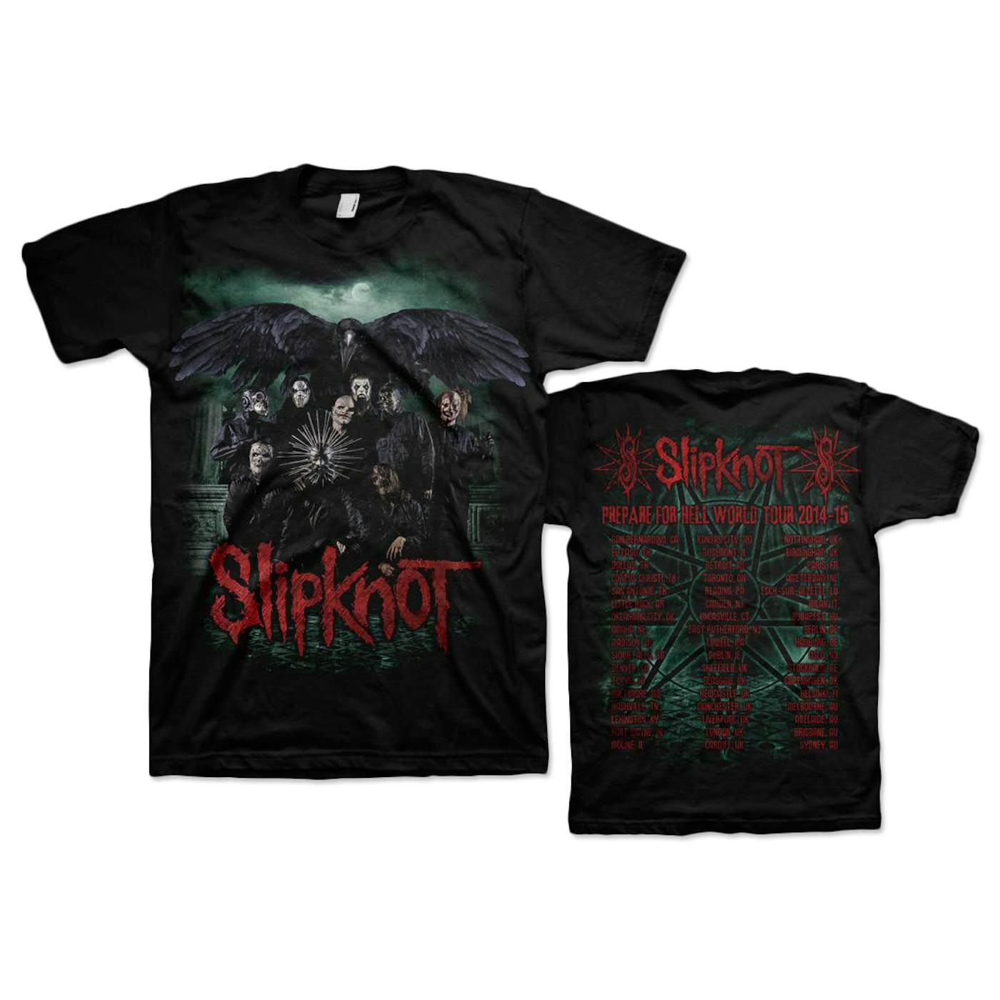 Slipknot Crow Group Tour T-Shirt