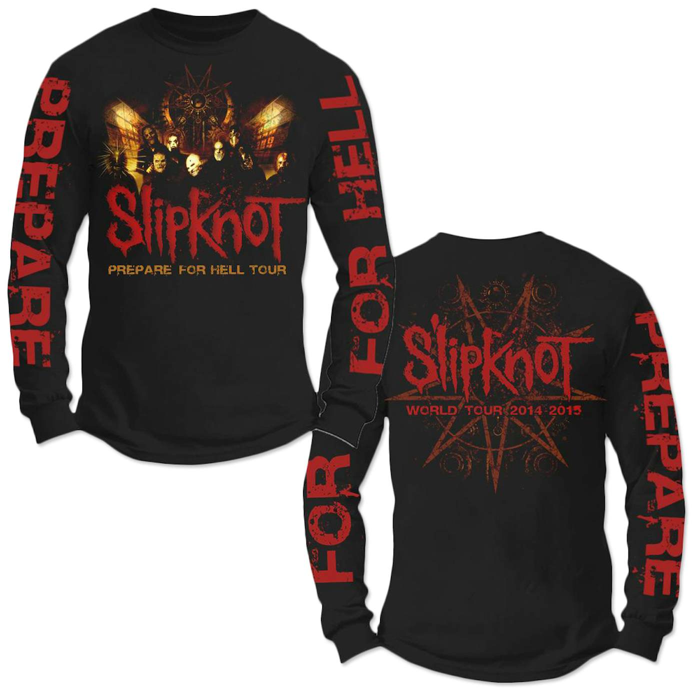 Slipknot Clockwork Band PFH Tour Longsleeve T-Shirt
