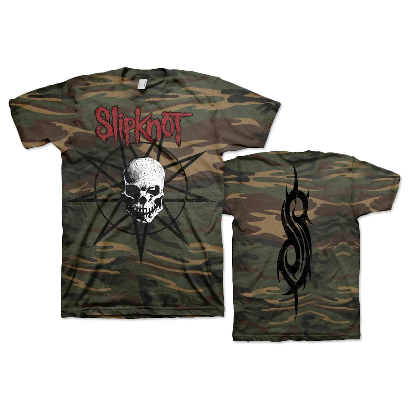 Slipknot Web Exclusive Skull Camo T-Shirt