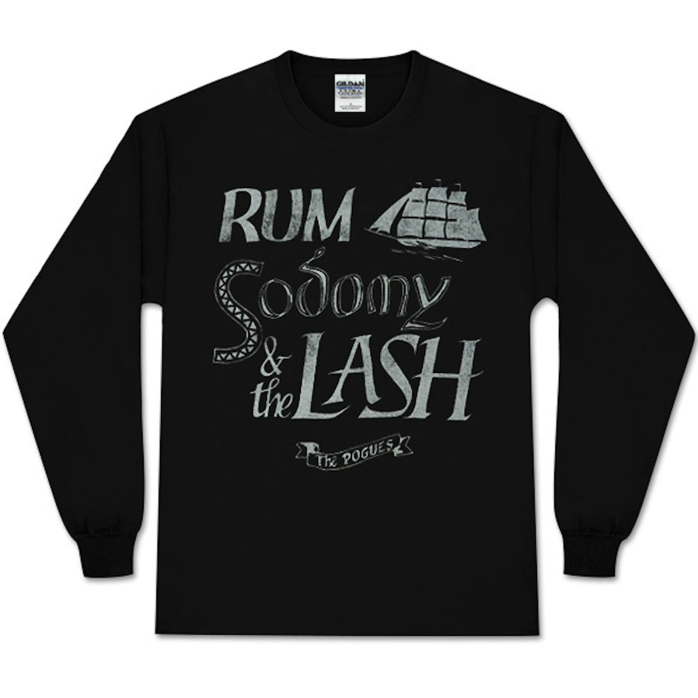 The Pogues Black Rum Long Sleeve T-Shirt