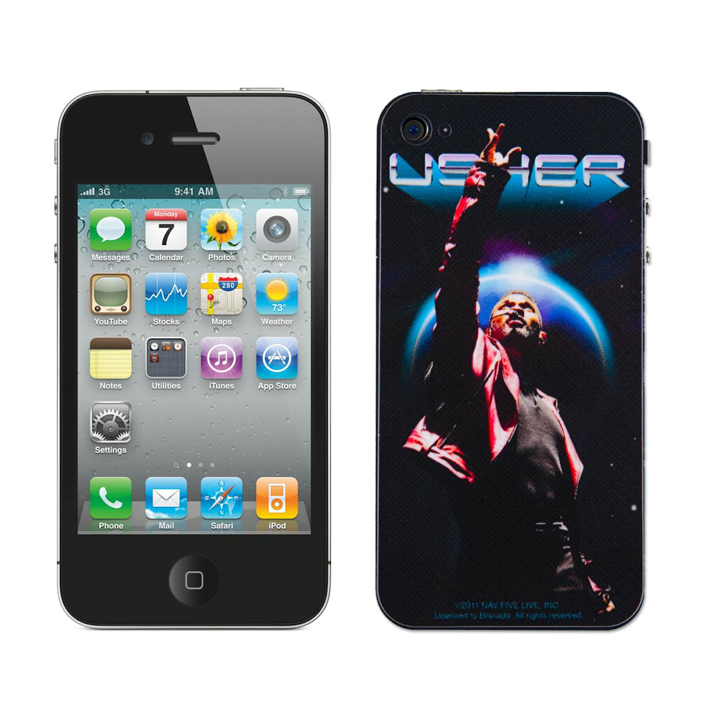 Usher Up Above iPhone Skin