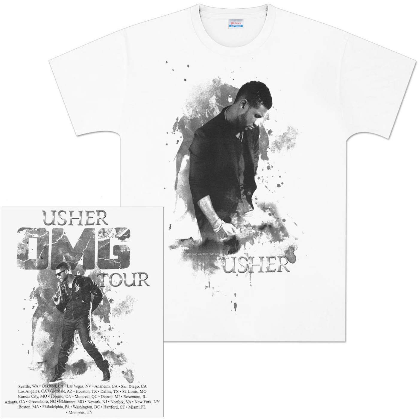 USHER OMG Tour T-Shirt