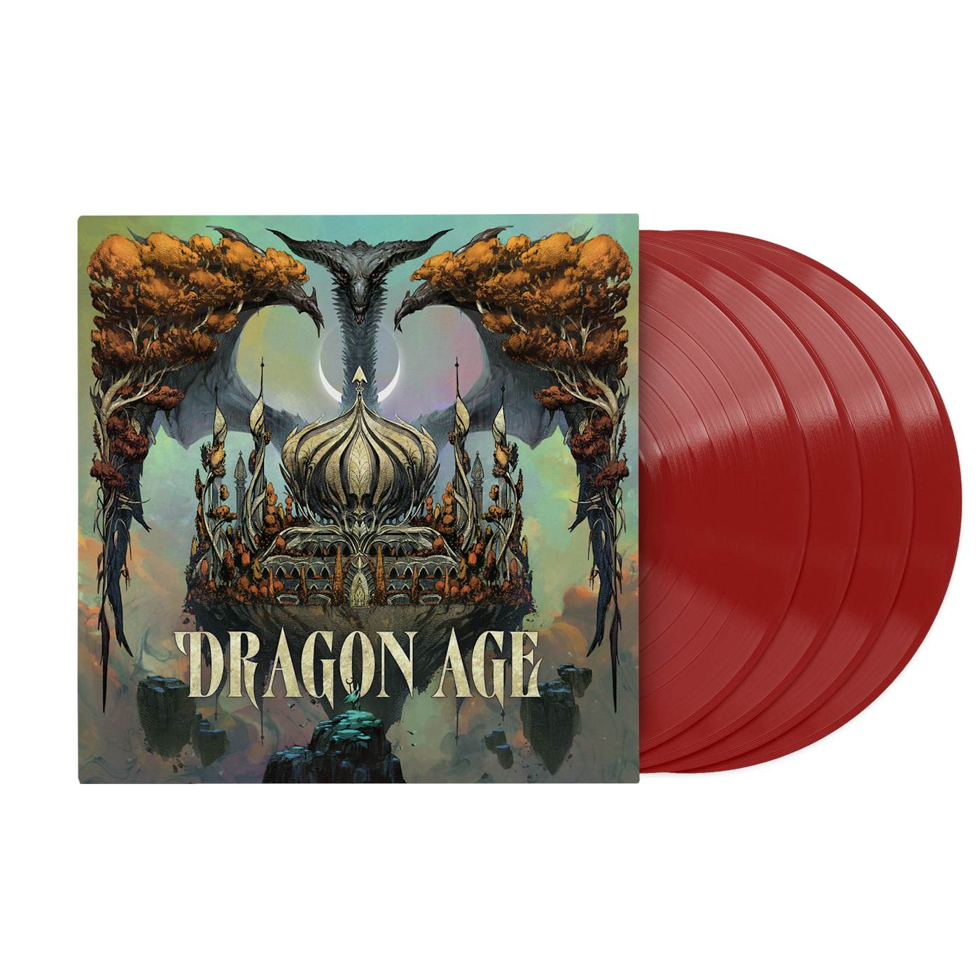 Inon Zur Dragon Age (Selections From the Original Game Soundtrack) - (4xLP Box Set) [Exclusive Opaque Red Variant]