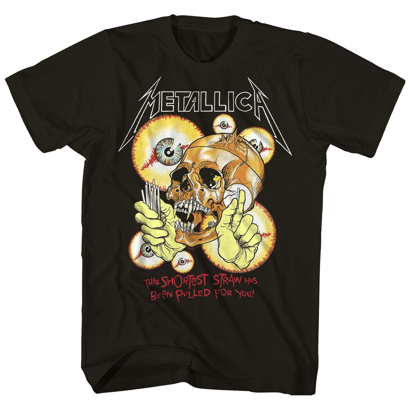 Metallica T-Shirt | Shortest Straw Skulls T-Shirt