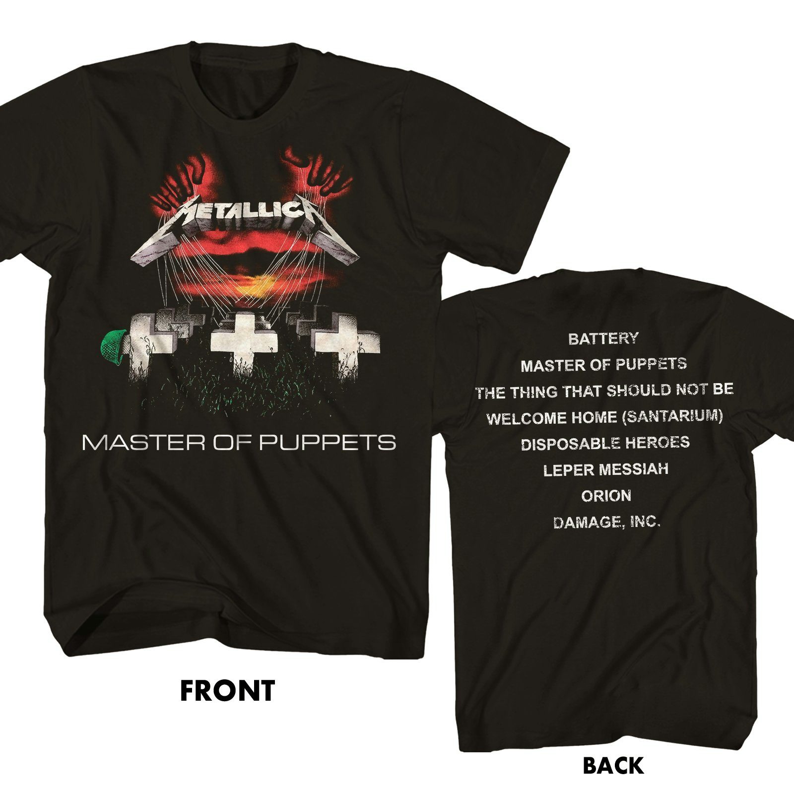 Metallica T-Shirt | Master Of Puppets Album Art Metallica Shirt