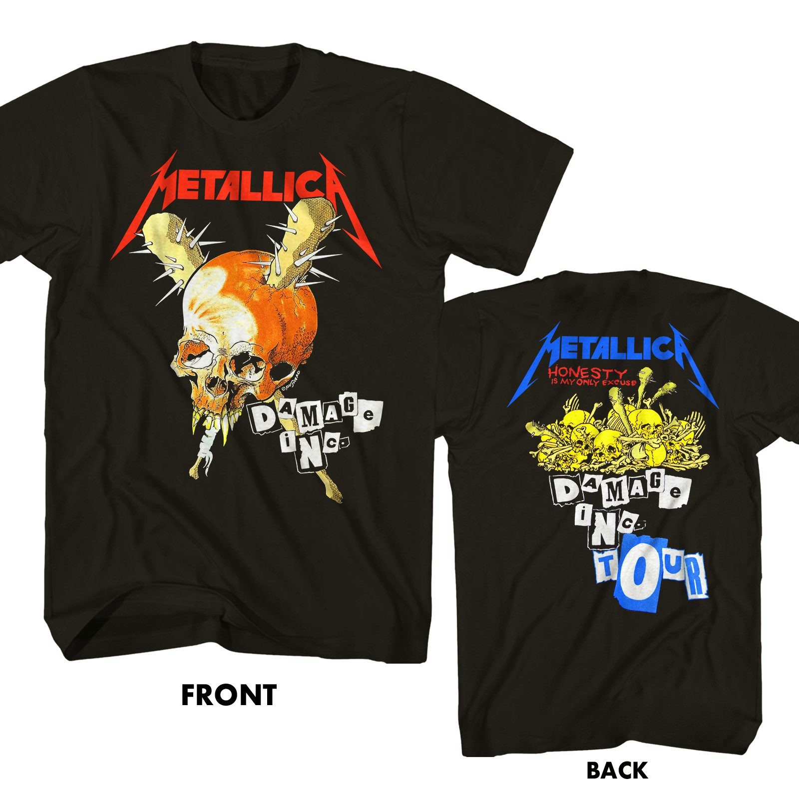 Metallica T-Shirt | Damage Inc. 86’ Tour T-Shirt (Reissue)