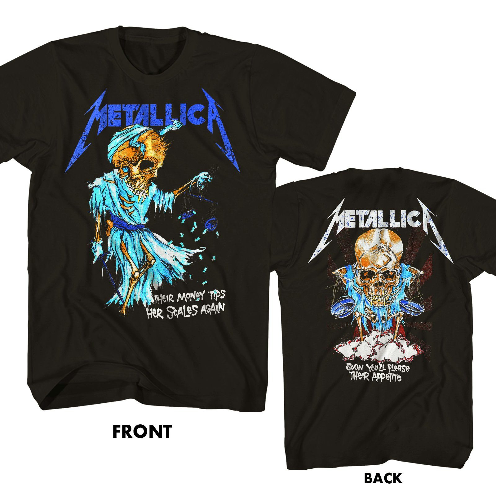 T-Shirt Black Metallica 'Doris' NEW & OFFICIAL!